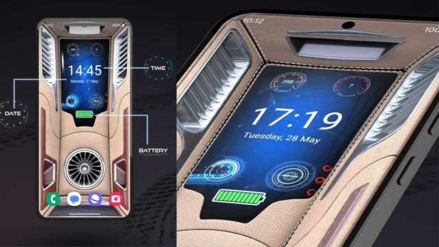 3D Wallpaper Clock Widget App